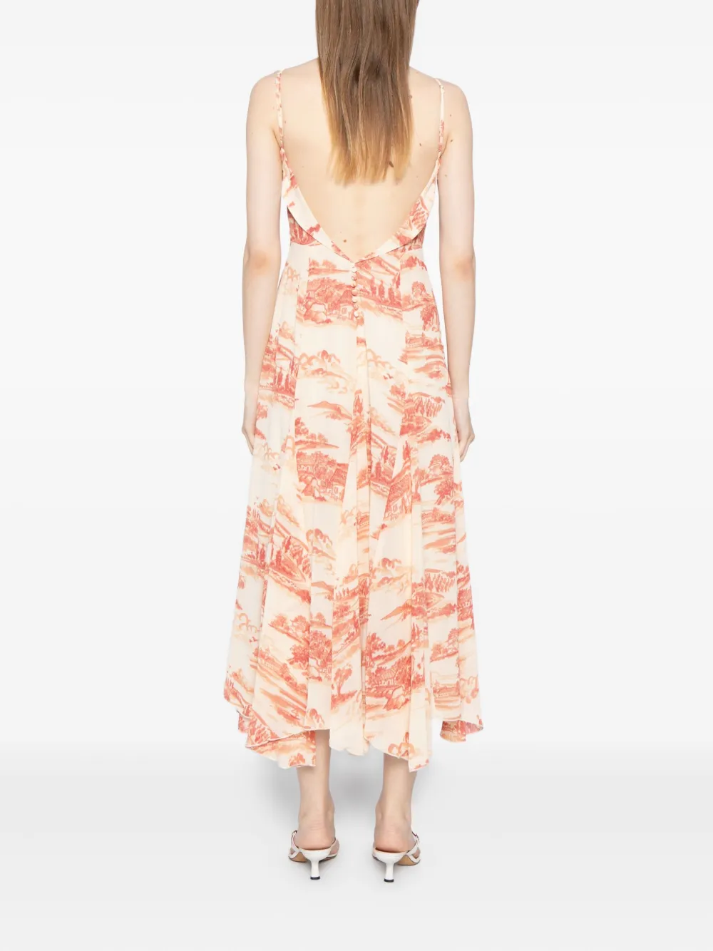 Reformation Fredo Dress In Neutral