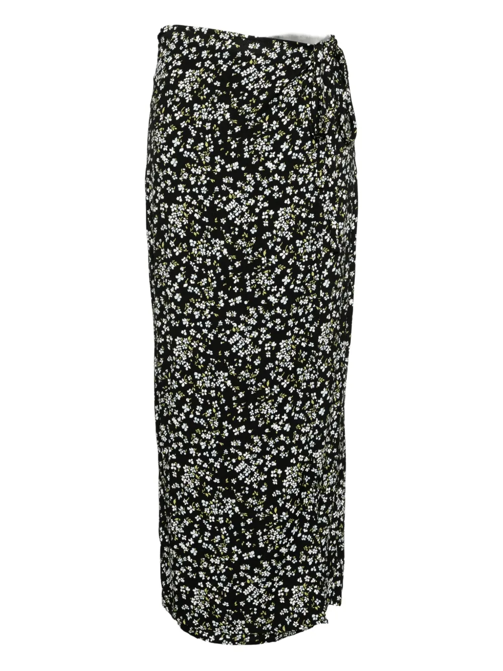 Reformation Womens Colette Opal Low-waist Woven Maxi Skirt In Black