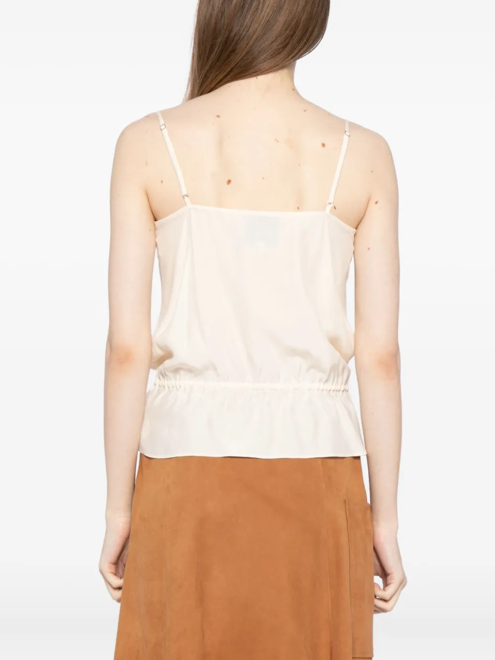 Reformation Silvia tanktop Beige