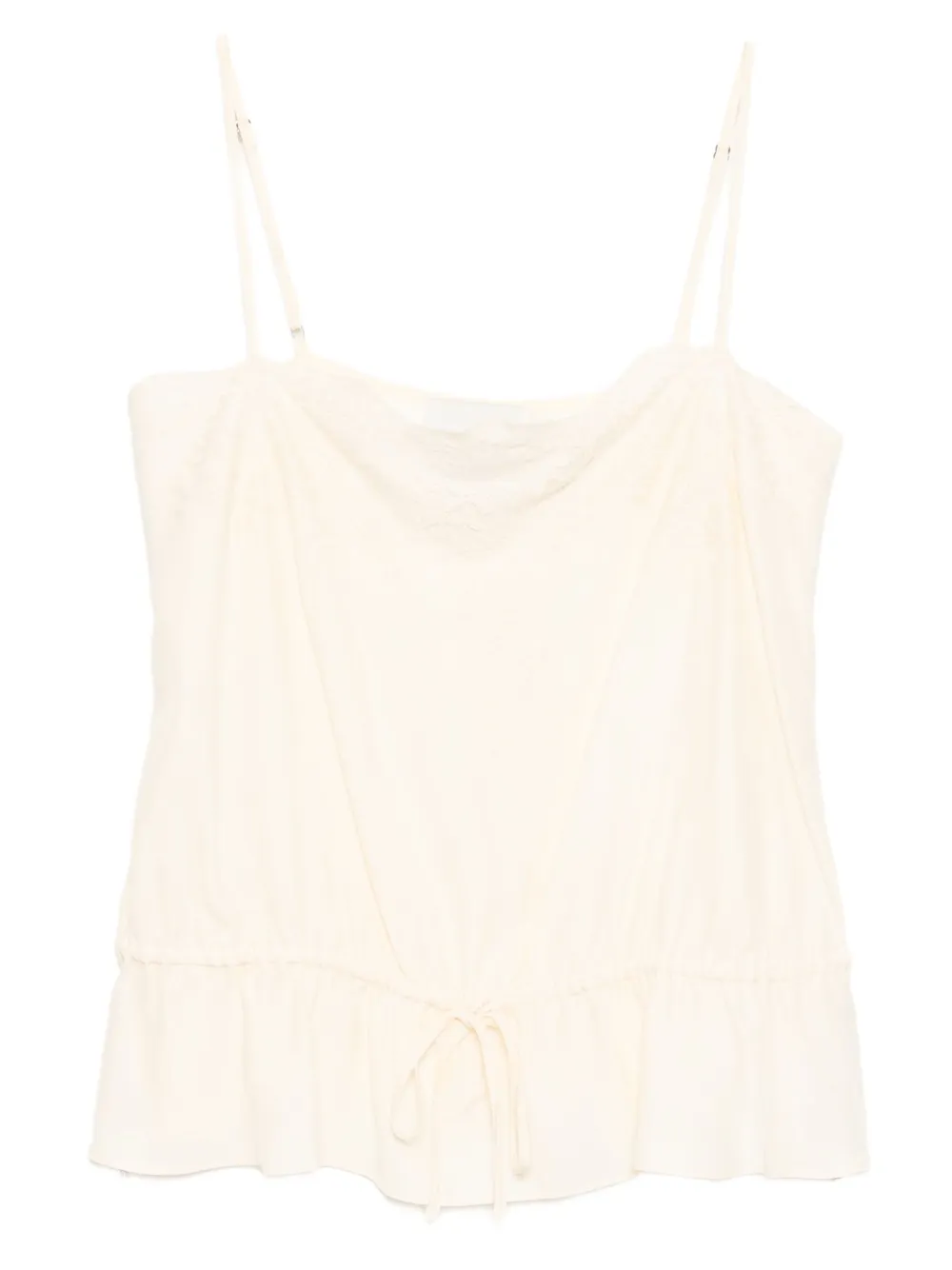 Reformation Silvia トップ - ニュートラル Reformation Silvia トップ - ニュートラル