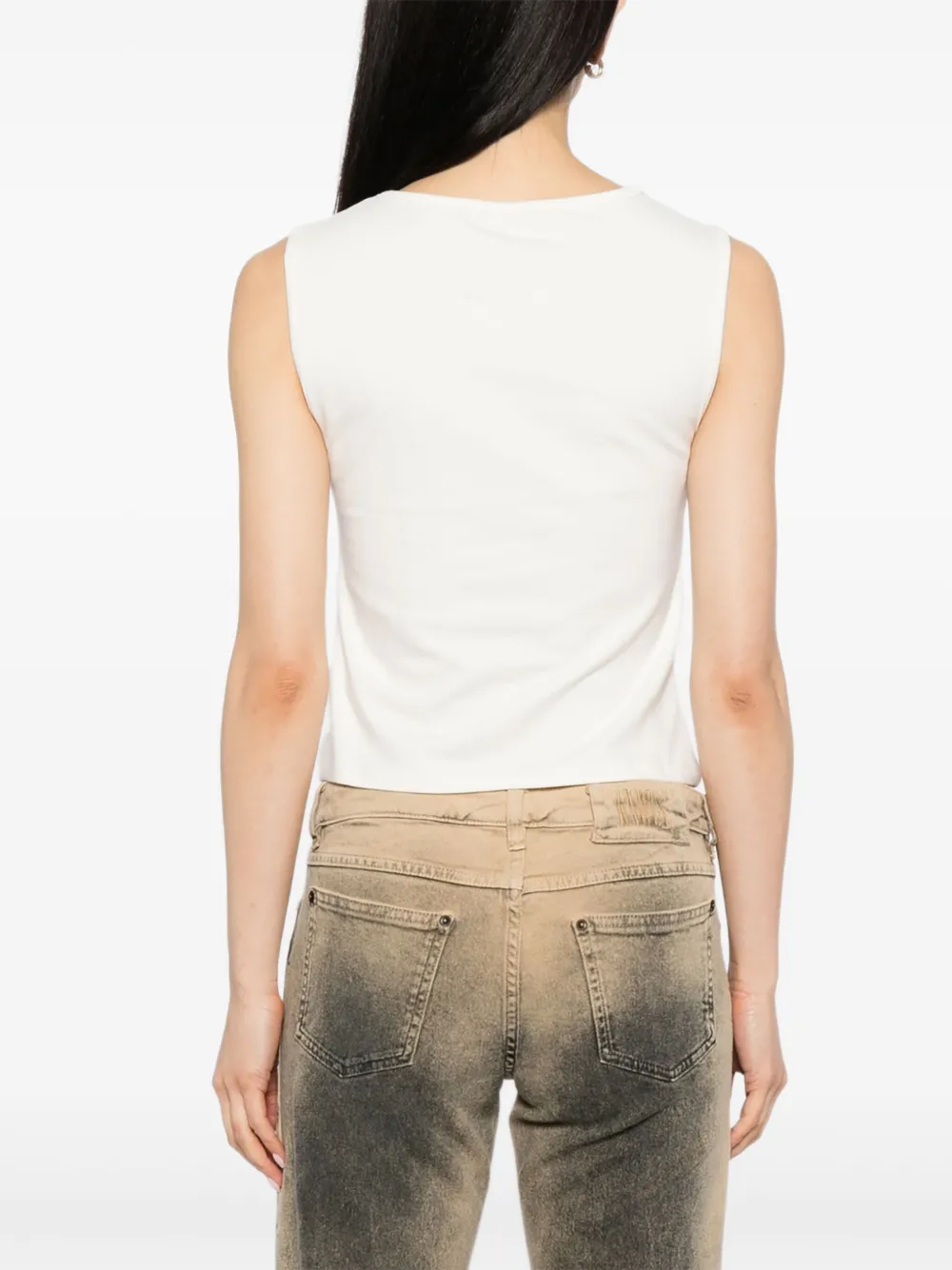 Reformation Wren vest Beige