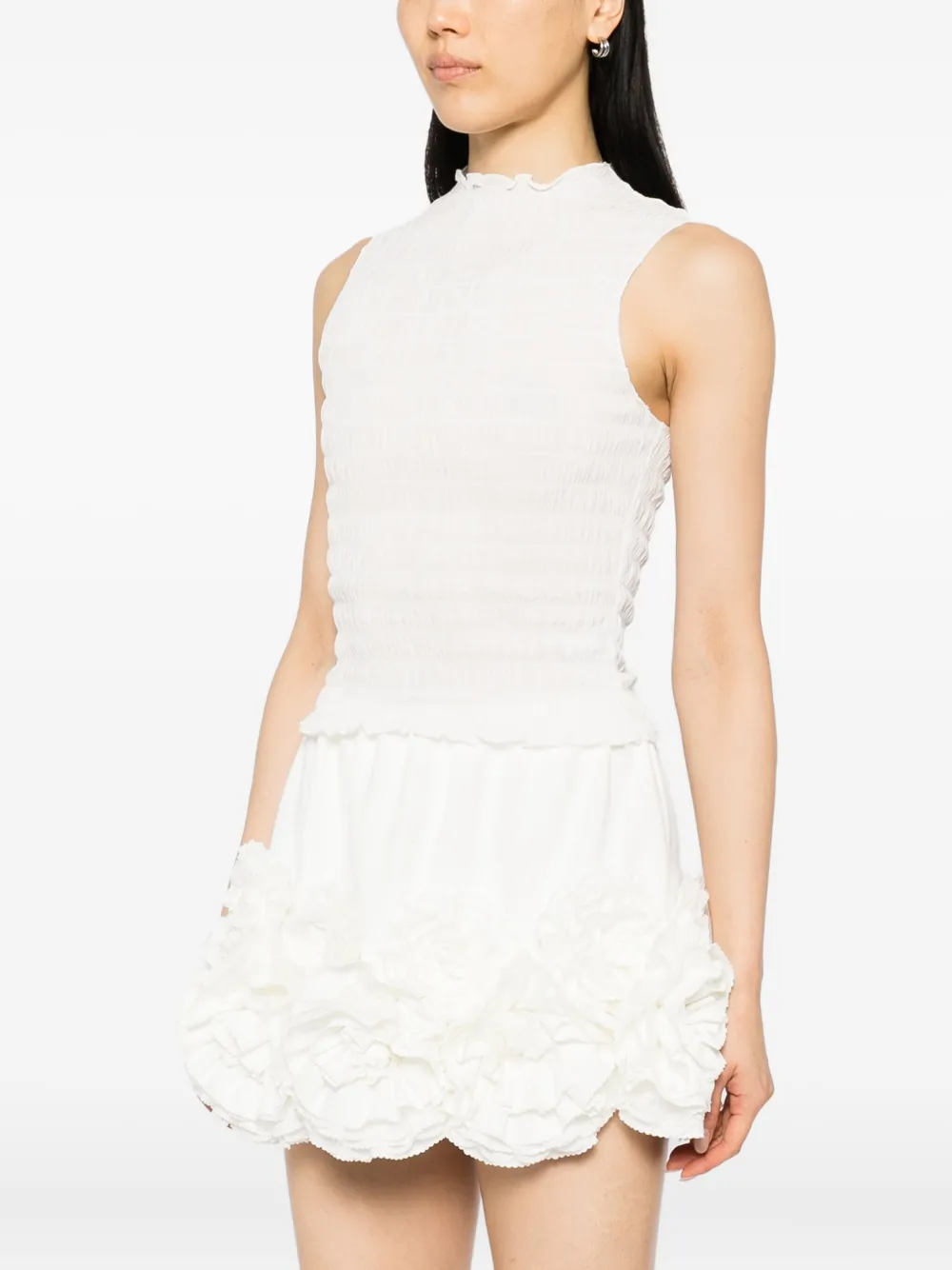 Reformation Adri Vest Top In Neutral
