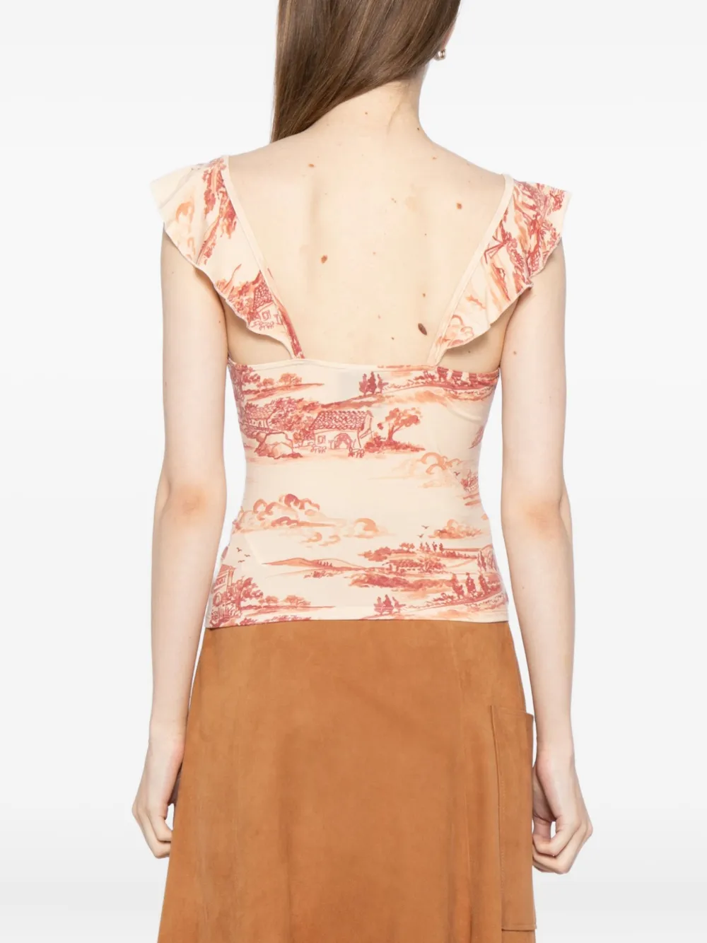 Reformation Lemmy tanktop Beige