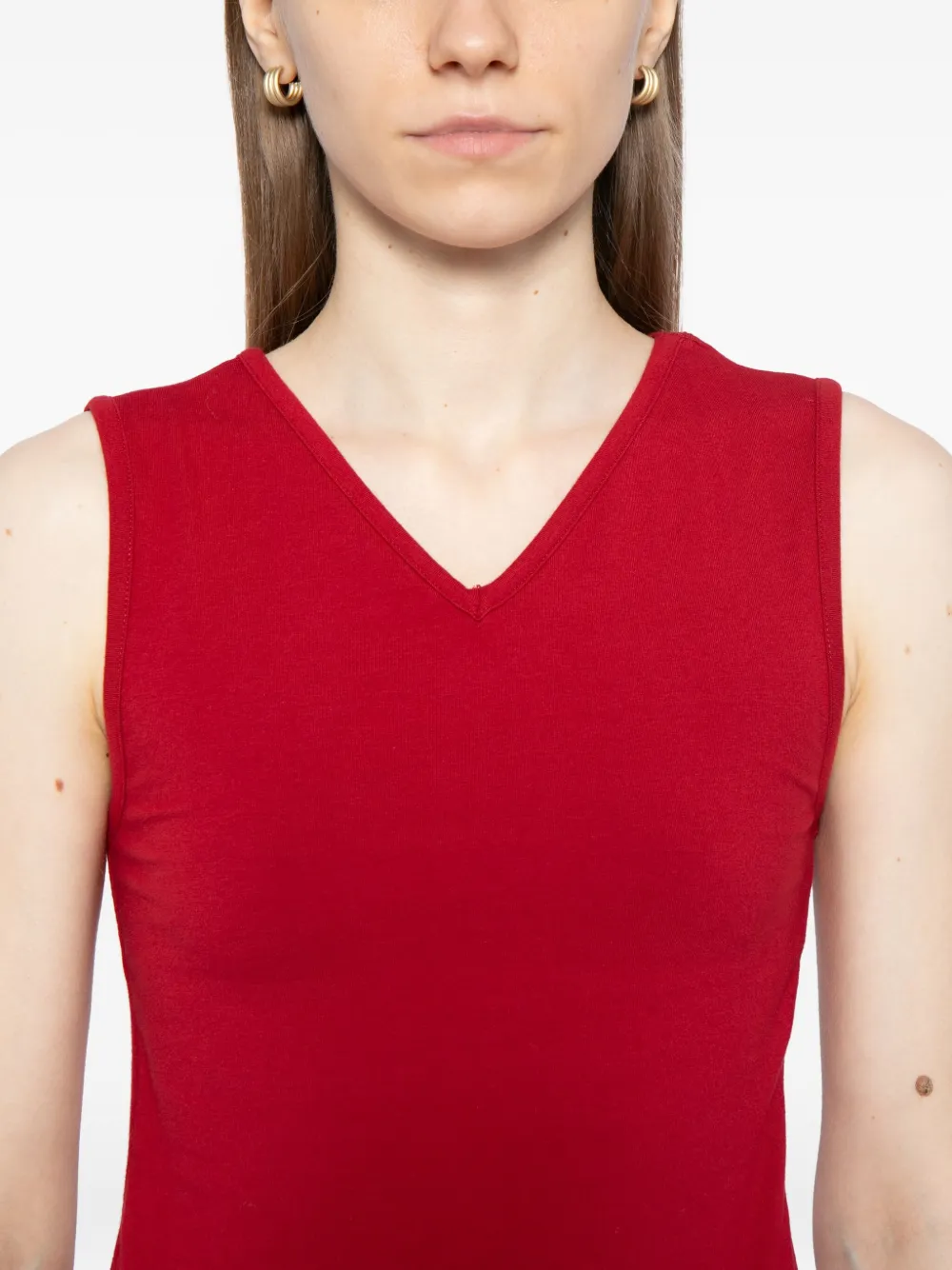 Reformation Wren Tank Top In Red