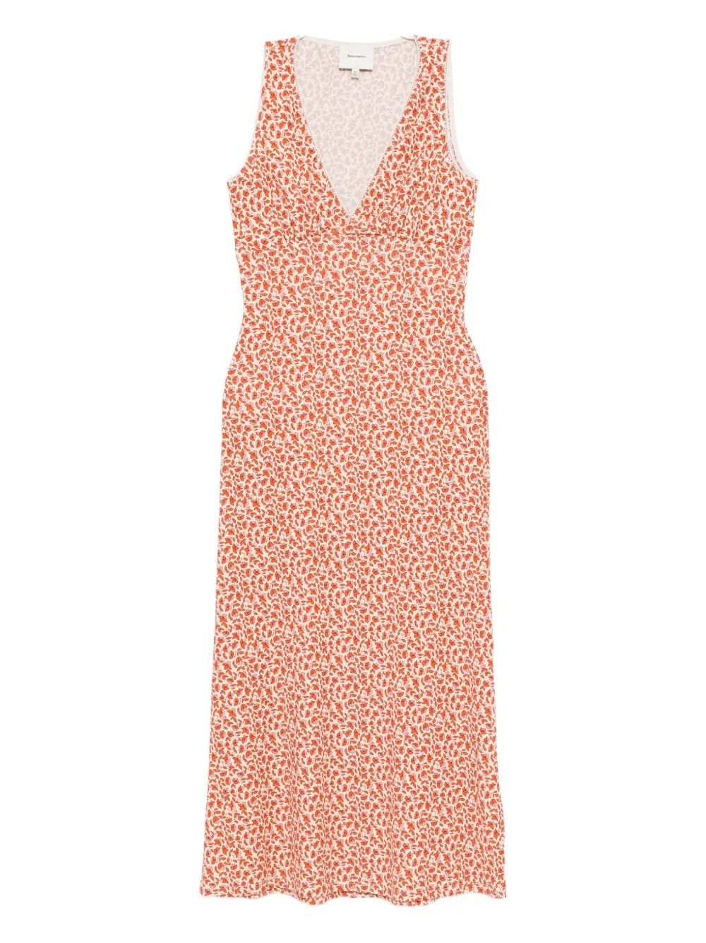 Reformation Brayden Dress In Orange