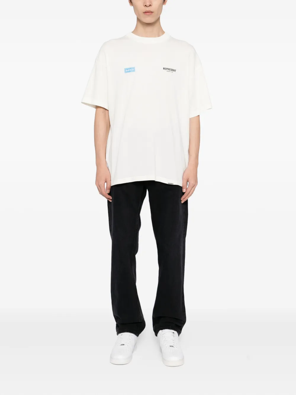 Represent X Oasis Owners Club T-shirt In White