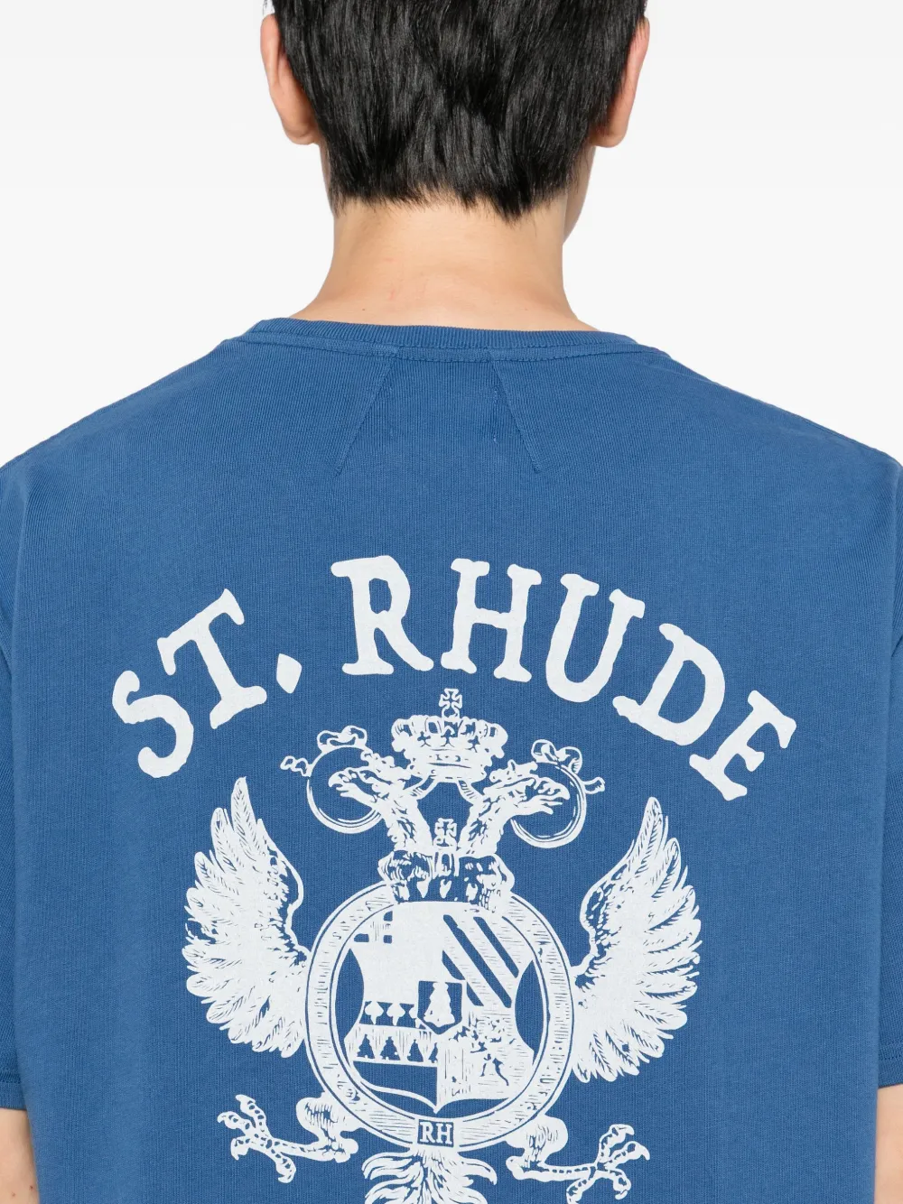 RHUDE Seal T-shirt Blauw