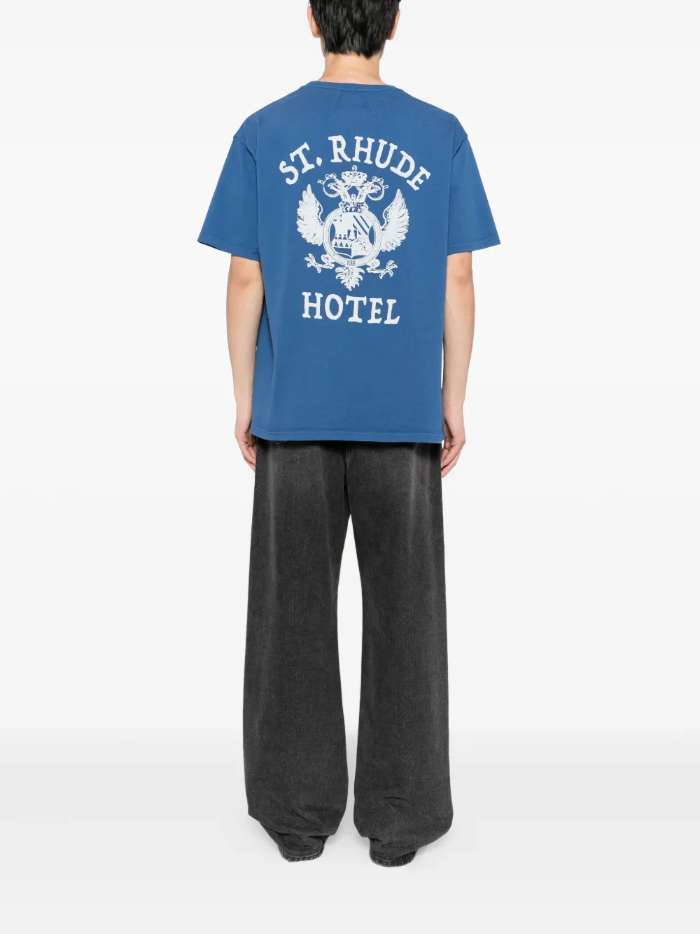 RHUDE Seal T-shirt - Blauw
