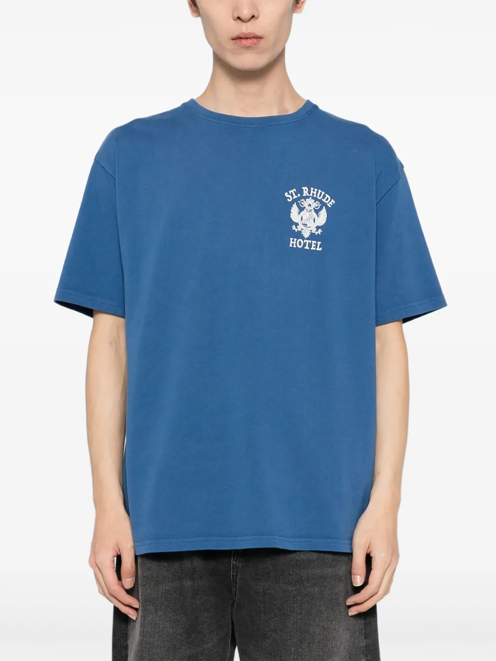 RHUDE Seal T-shirt Blauw