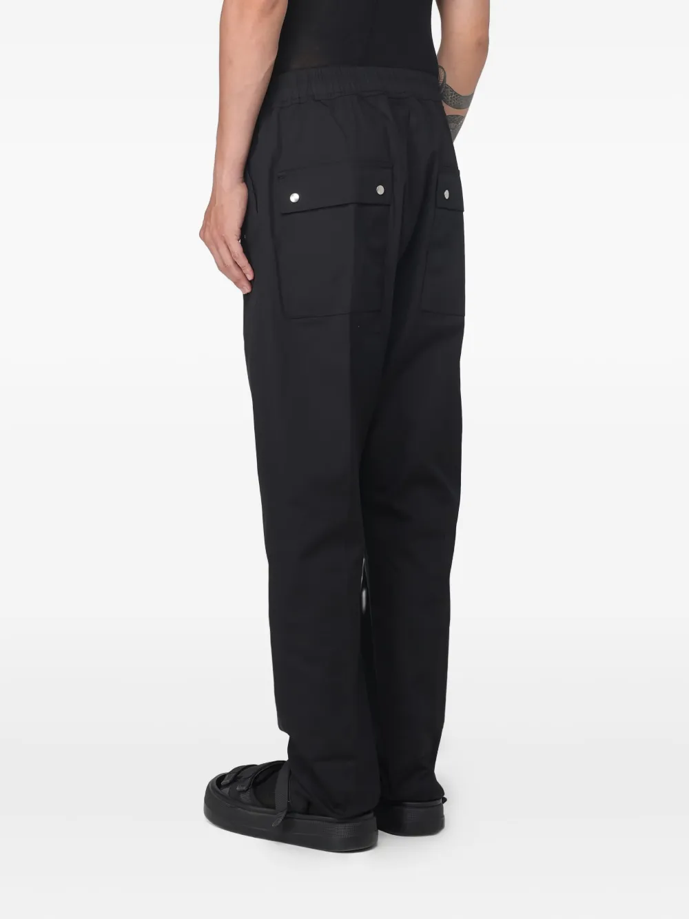Rick Owens Bela broek met rits Zwart