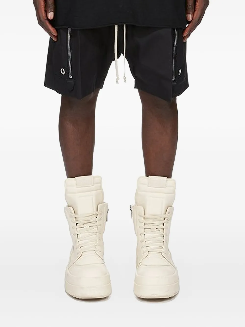 Rick Owens Bela side-zip shorts | negro | Image 1