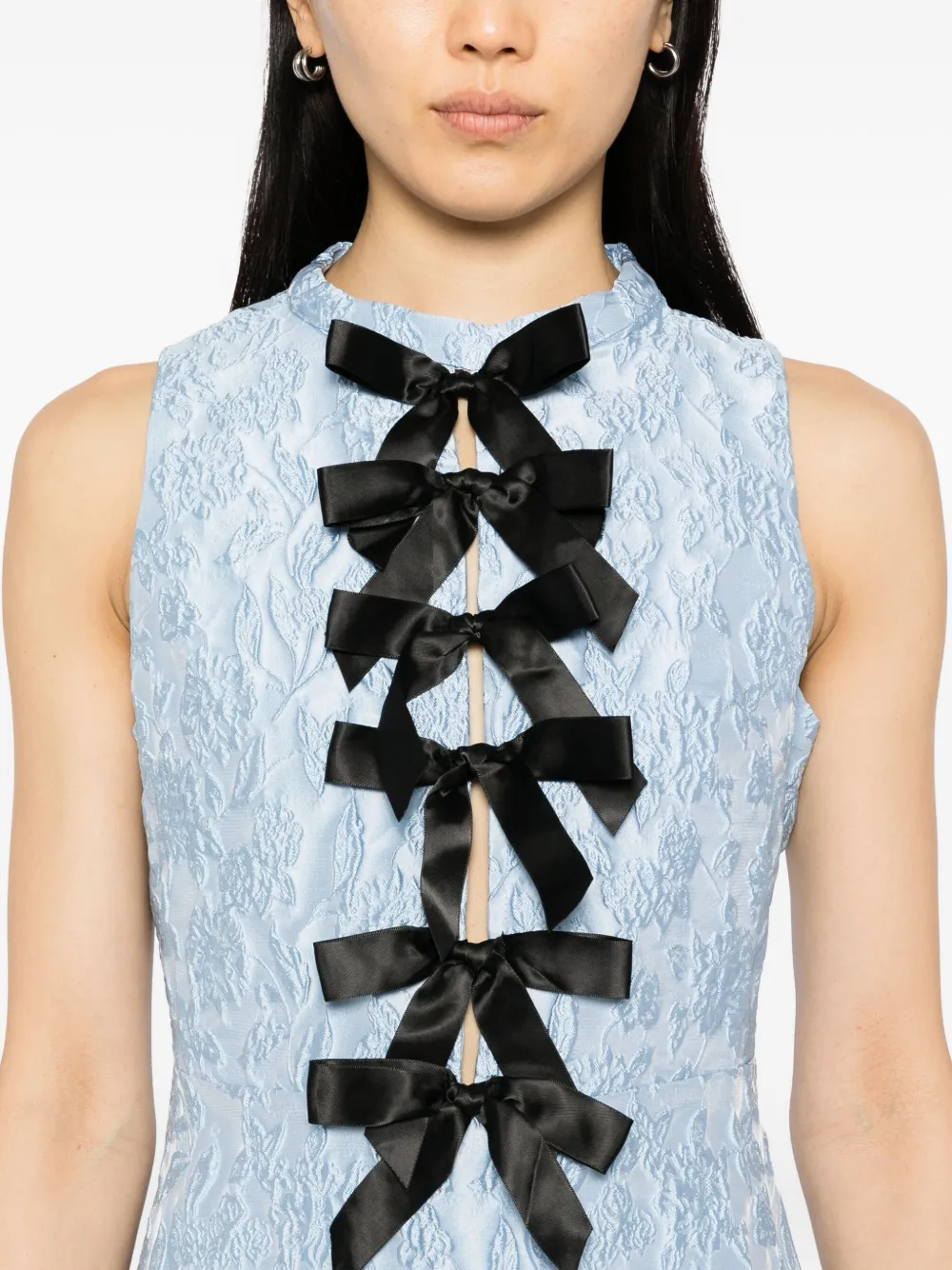 Sister Jane Feria ラッフル ミニドレス | ブルー | FARFETCH JP Sister Jane Feria ラッフル ミニドレス | ブルー | FARFETCH JP