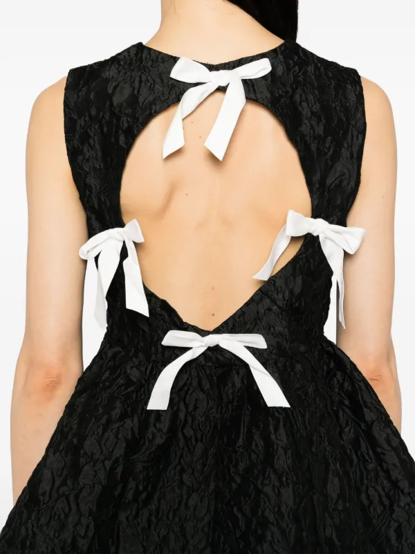 Sister Jane Lucia オープンバック ミニドレス | ブラック | FARFETCH JP