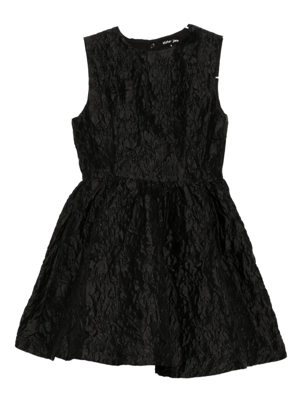 Sister Jane Lucia jacquard open back mini dress | Black | Image 1