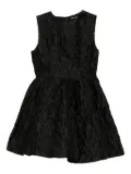 Sister Jane Lucia jacquard open back mini dress - Black
