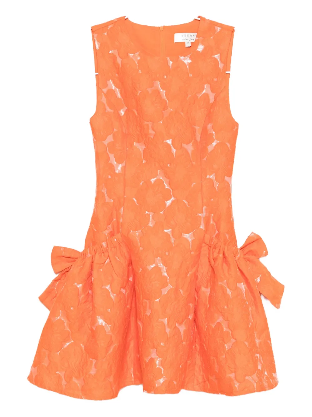 Sister Jane Dream tangerine jacquard mini dress | Orange | Image 1