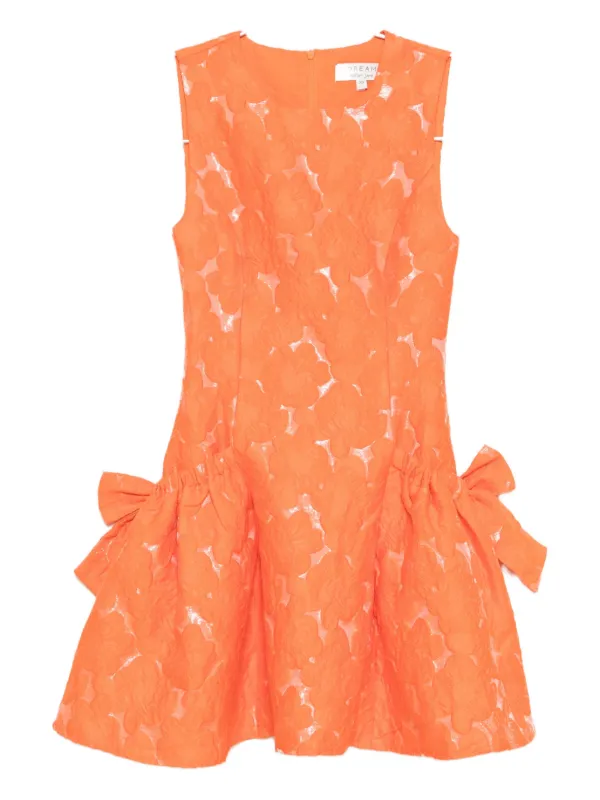 Sister Jane Dream Tangerine Jacquard Mini Dress | オレンジ