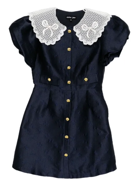 Sister Jane Buoy jacquard mini dress