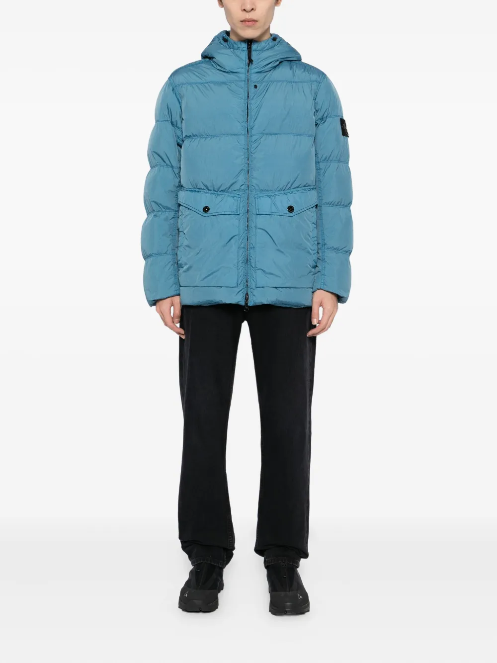 Stone Island crinkled padded jacket | Down Jackets | Image 2