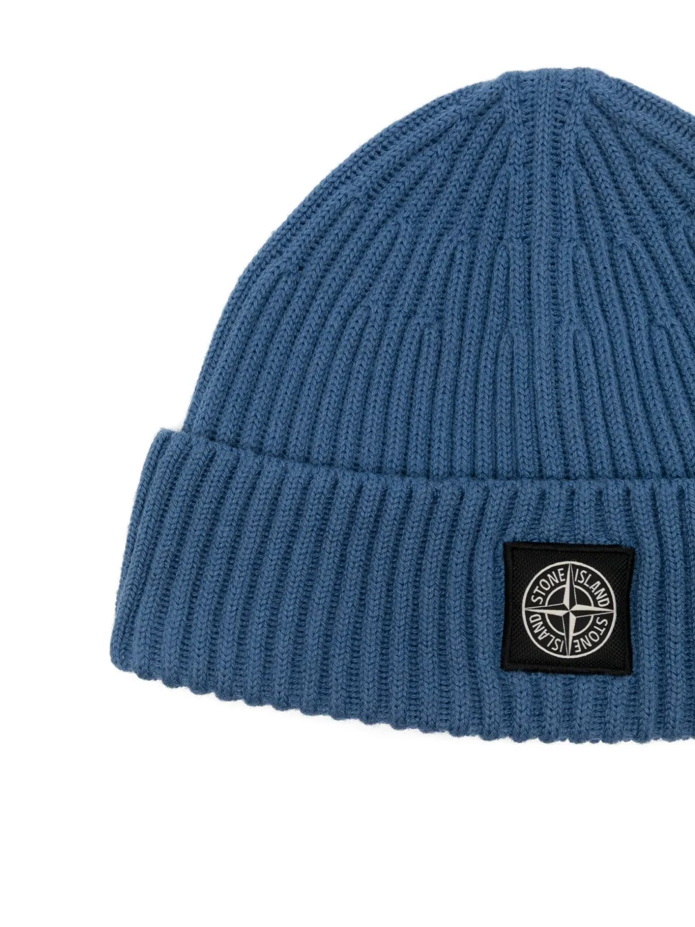 Stone Island Muts met logopatch Blauw