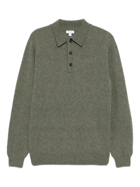Sunspel wool polo shirt