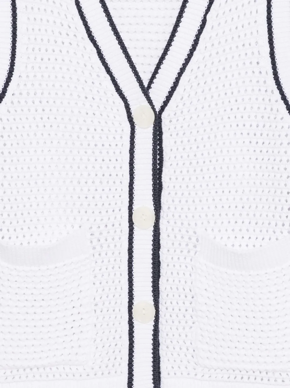 Varley Leilani vest met V-hals Wit
