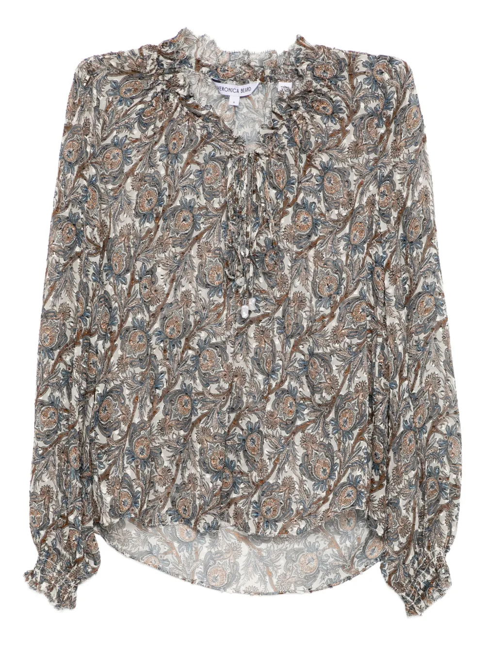 Veronica Beard Hickory blouse | Brown | Image 1