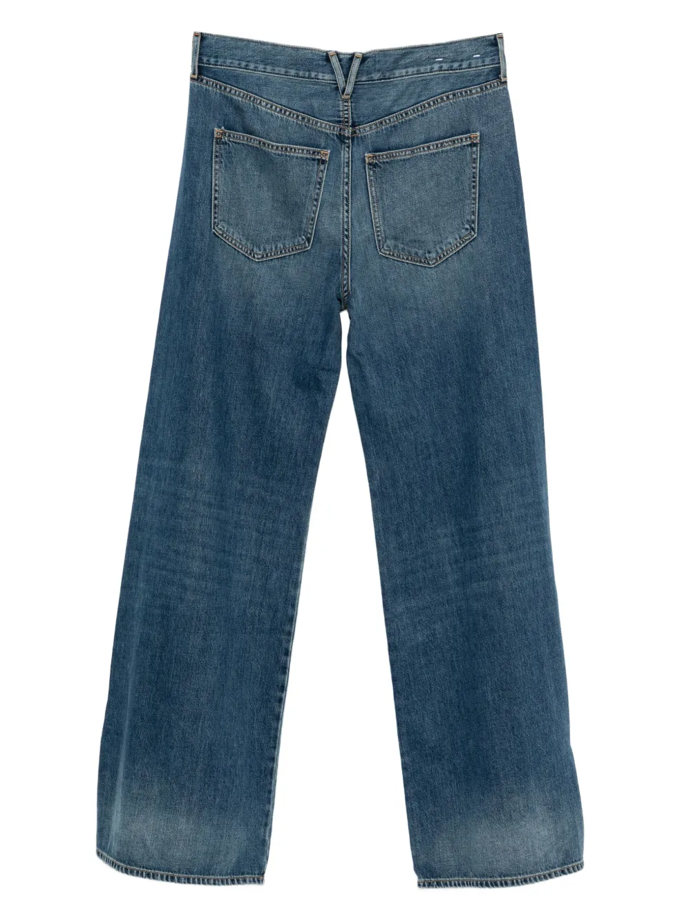 Veronica Beard Kasey jeans met wijde pijpen Blauw