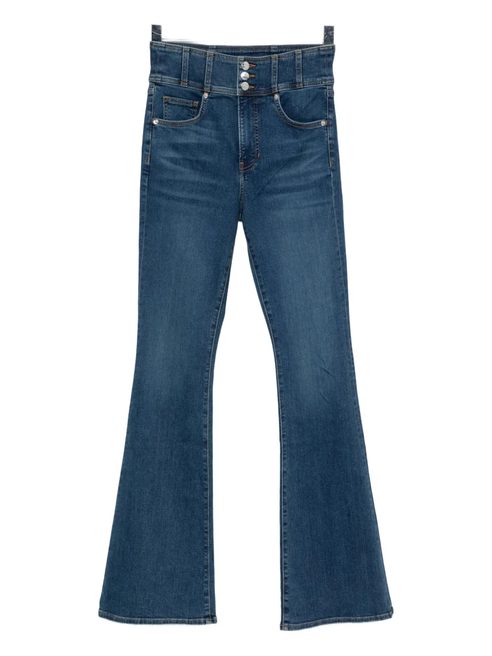 Veronica Beard Beverly Flared Jeans In Blue