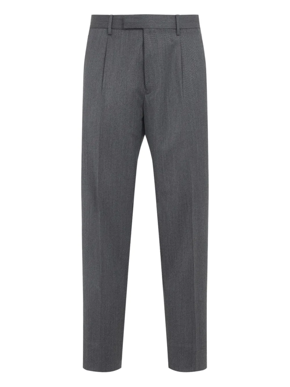 Zegna pleated wool trousers | Grey | Image 1