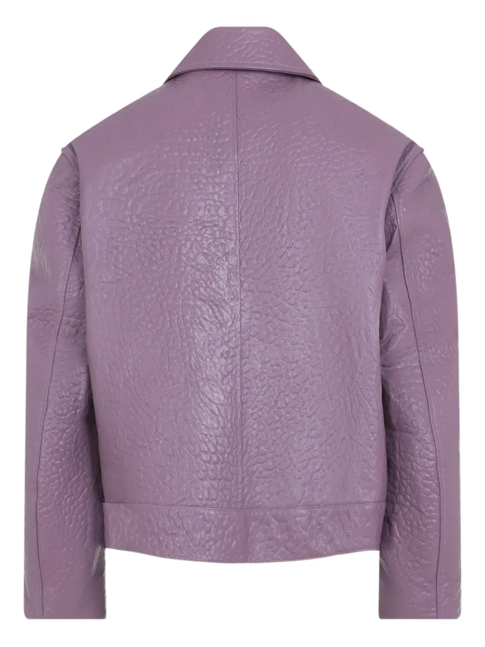 Jil Sander textured zip-fastening leather jacket | Leather Jackets | Image 2