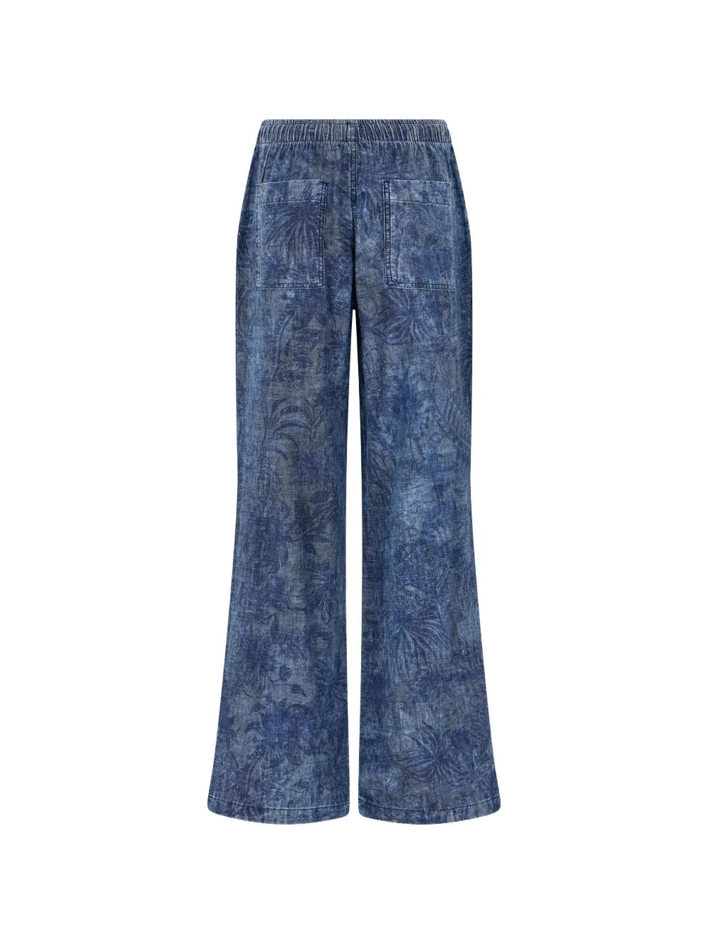 Just Cavalli Jeans met bloemenprint Blauw