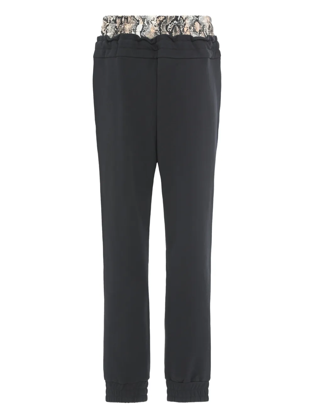 Just Cavalli snakeskin-print track pants - Zwart