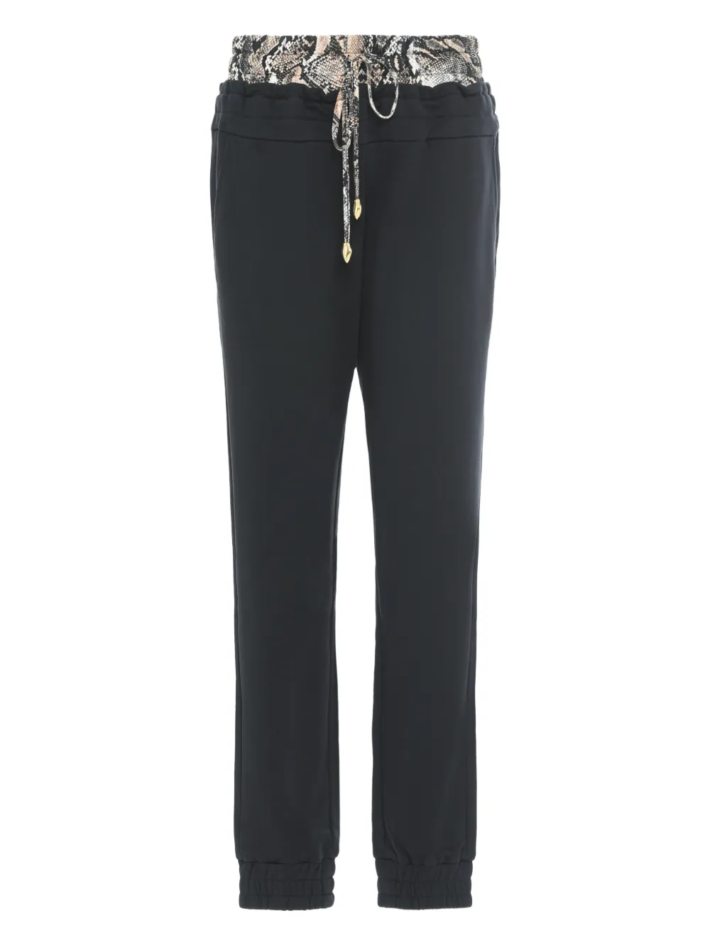 Just Cavalli snakeskin-print track pants - Nero