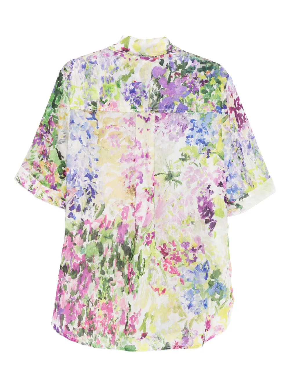Aje Adina blouse met bloemenprint - Roze