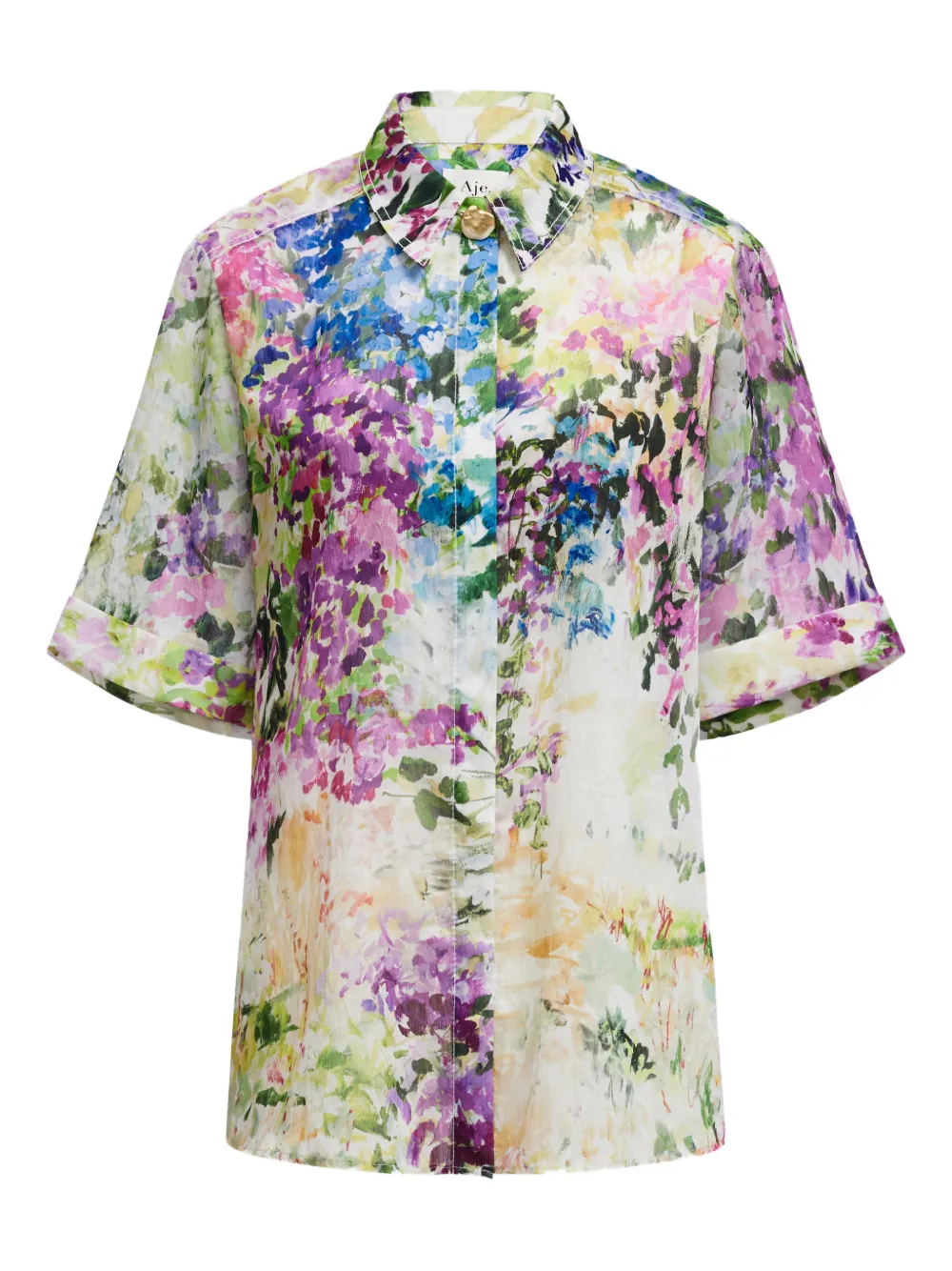Aje Adina floral shirt - Rosa