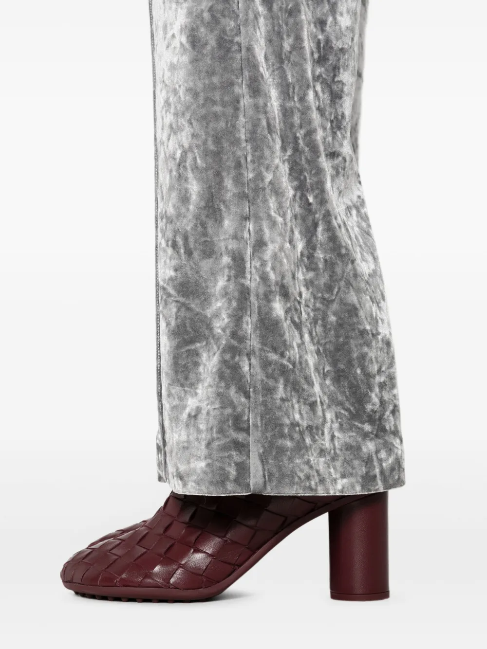 Patrizia Pepe Fluwelen broek Grijs