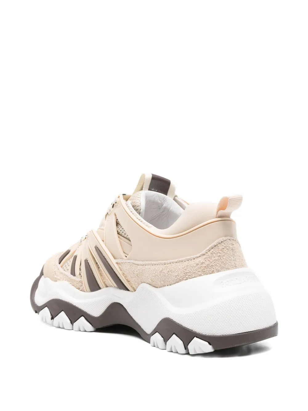 Patrizia Pepe Leren sneakers Beige
