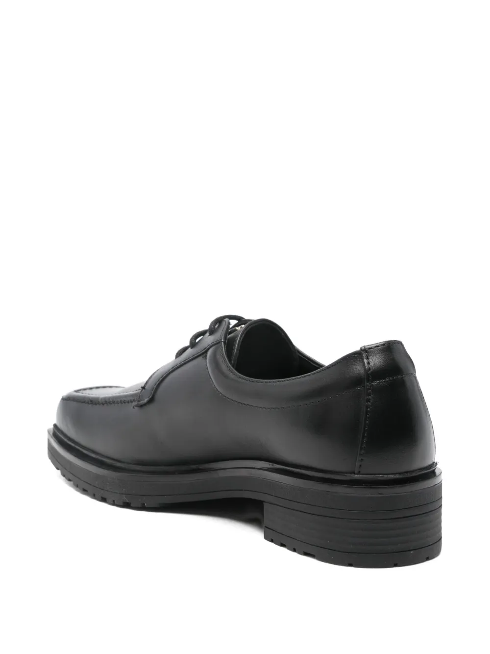 Patrizia Pepe Leren derby schoenen Zwart