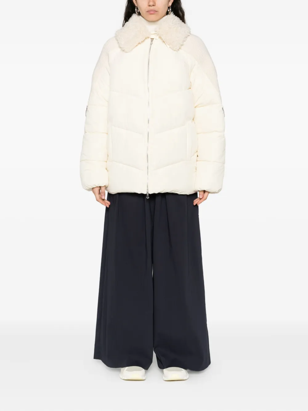 Patrizia Pepe zip-up puffer jacket | Down Jackets | Image 2