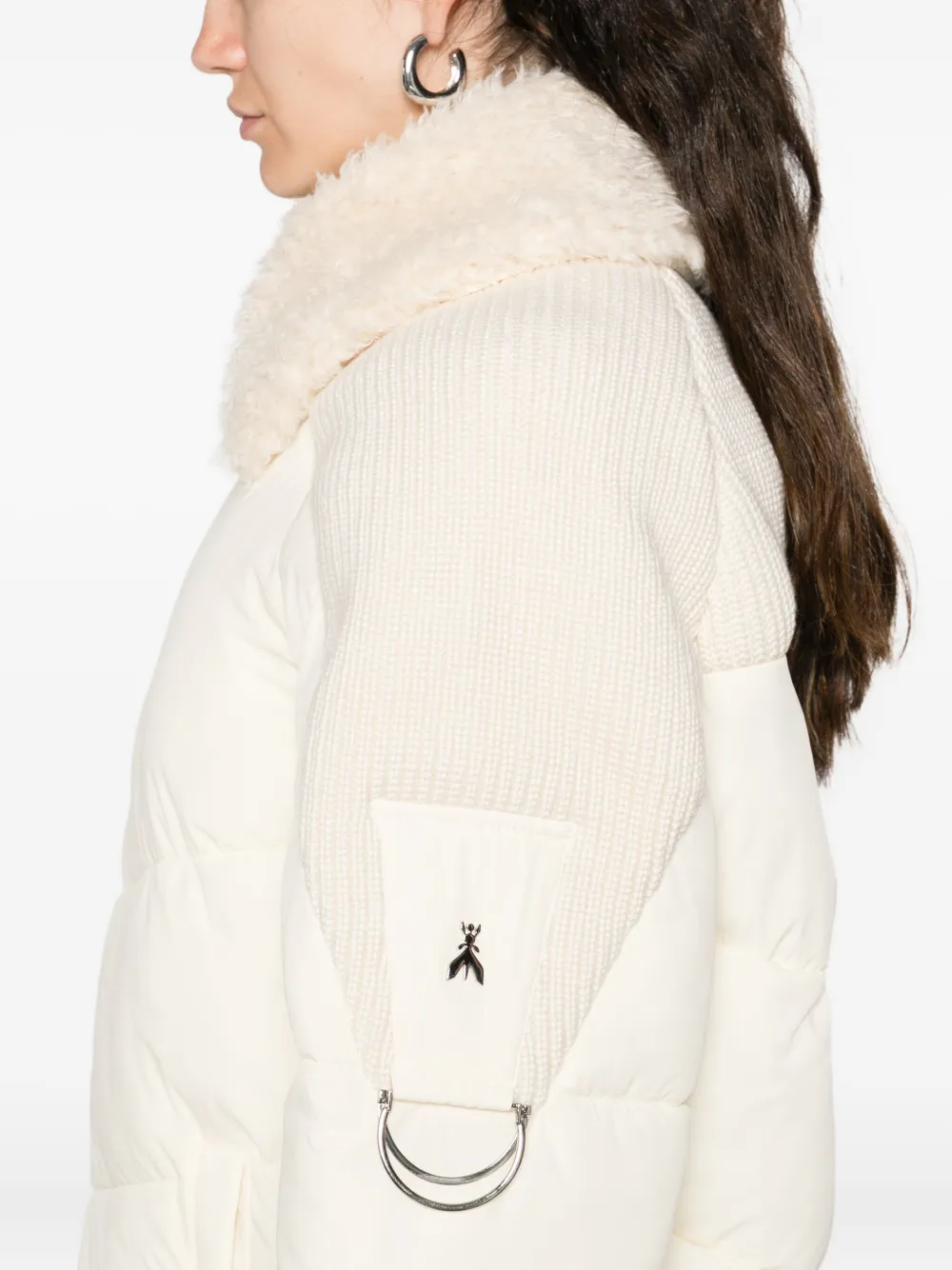 Patrizia Pepe Donsjack met rits Wit