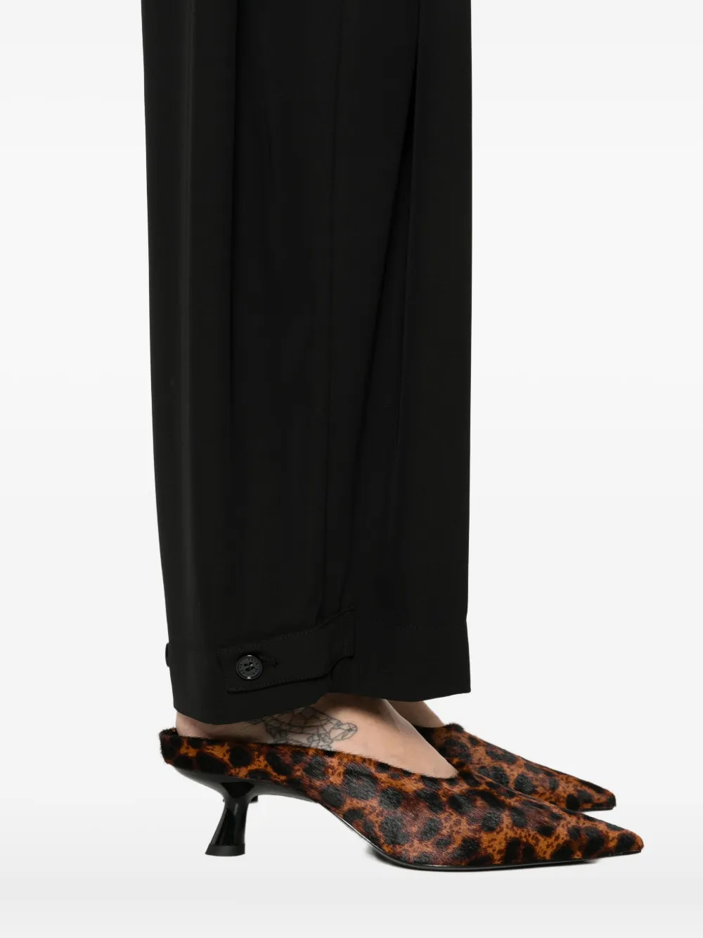 Patrizia Pepe Wide-leg Trousers In Blue