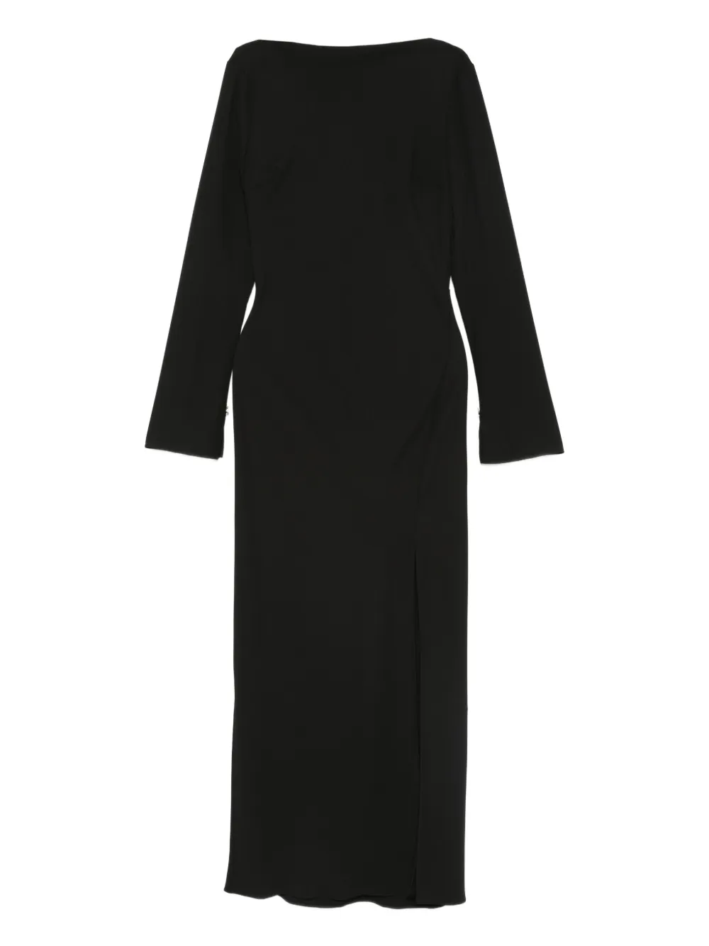 Patrizia Pepe side-slit dress - Nero