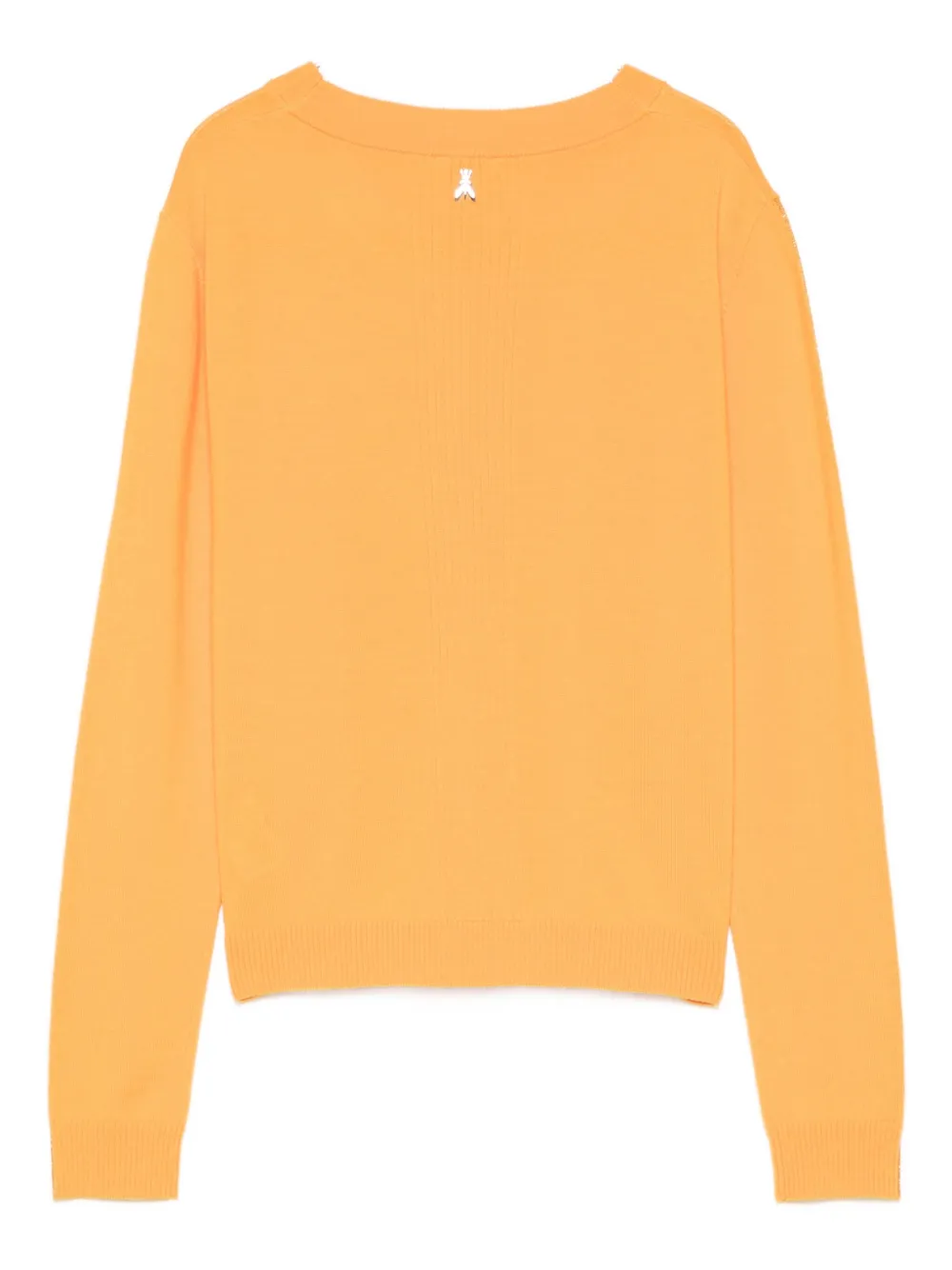 Patrizia Pepe Round-neck Sweater In Orange