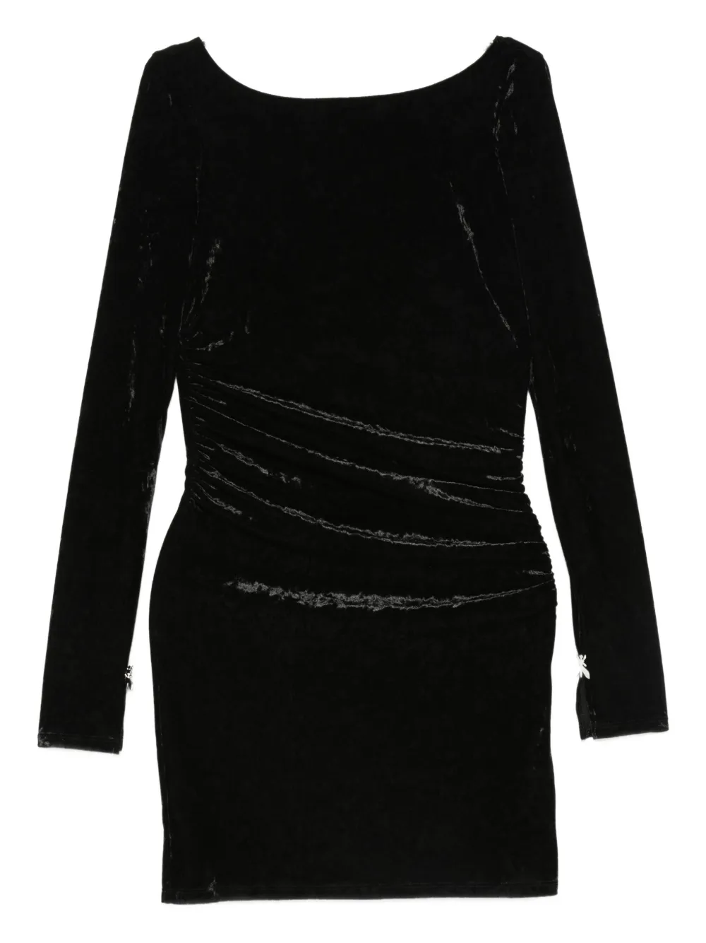 Patrizia Pepe ruched mini dress | Black | Image 1