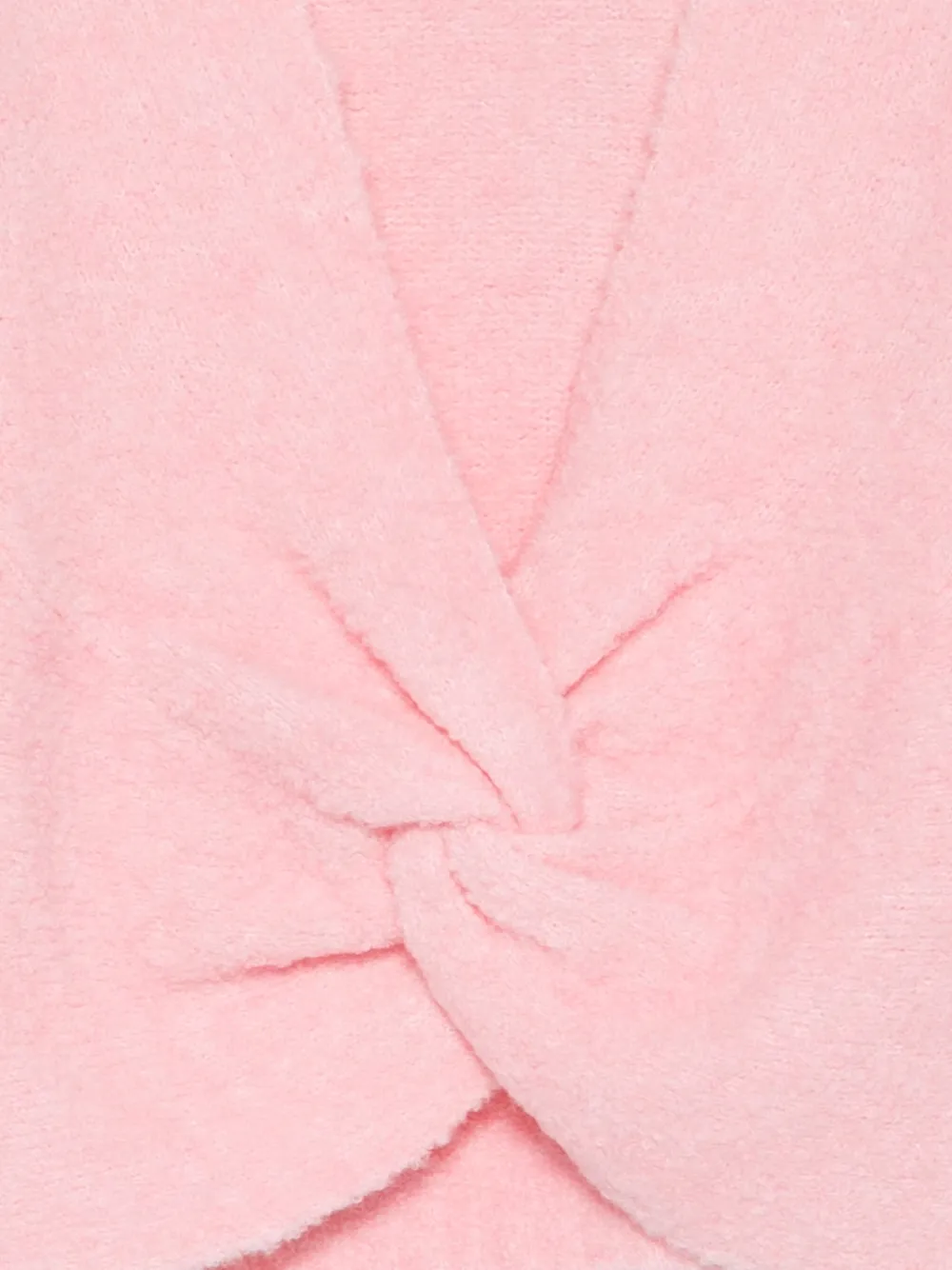 Patrizia Pepe Trui verfraaid met gedraaide details Roze