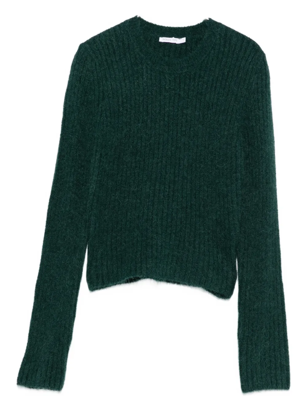 Patrizia Pepe Crew Neck Sweater In Green
