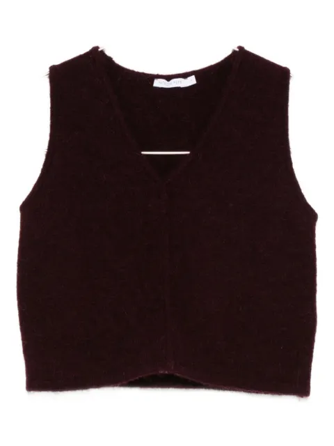 Patrizia Pepe v-neck knitted top