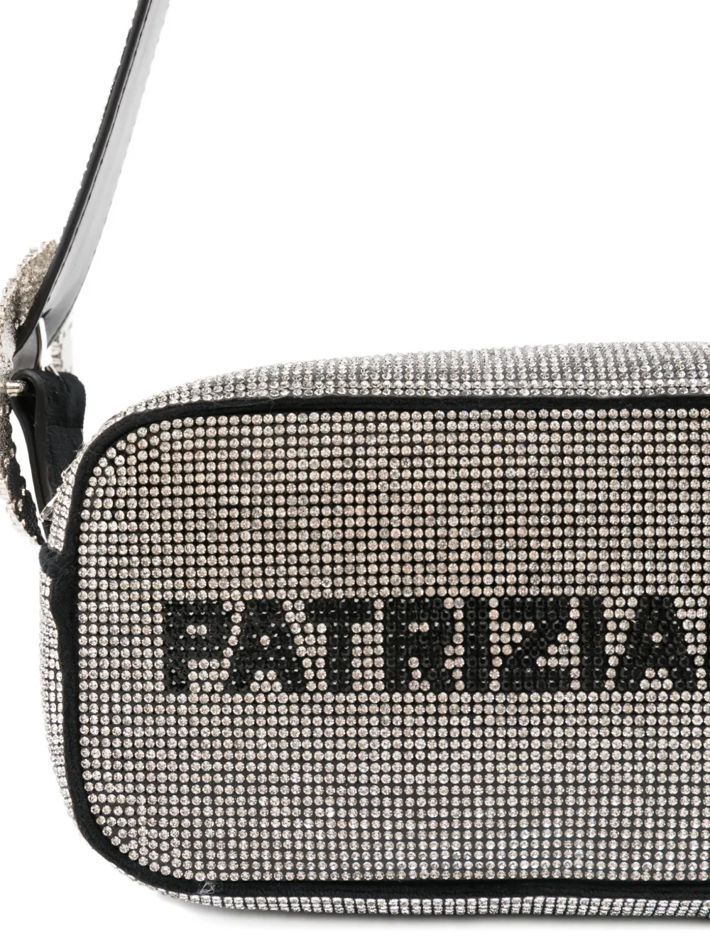 Patrizia Pepe Schoudertas verfraaid met kristallen Zilver