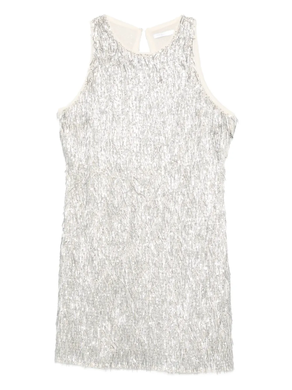 Patrizia Pepe sequin-embellished mini dress - Grigio